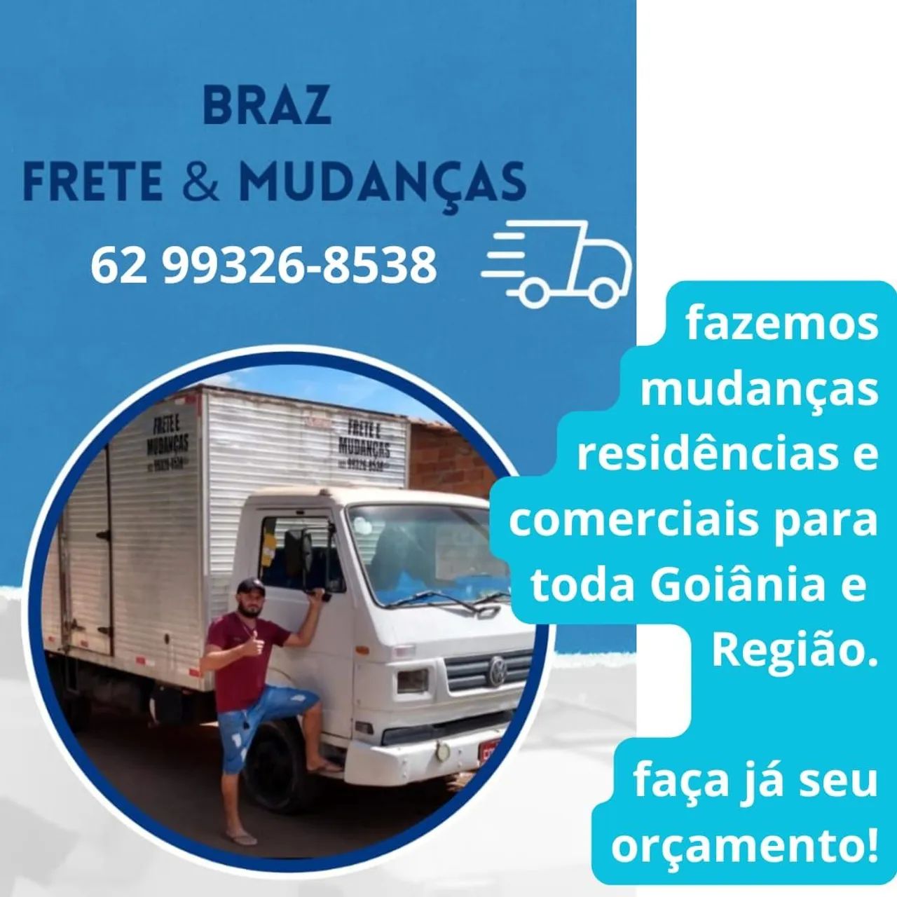 Frete para toda Goiânia e região 24h