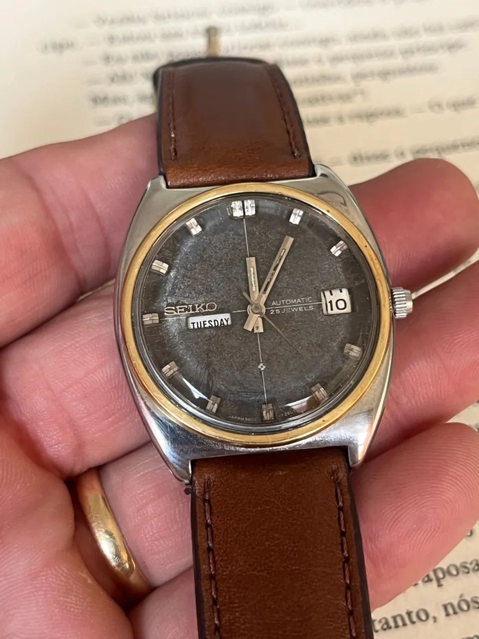 Relógio Seiko 6506 Automático 64661944013955120