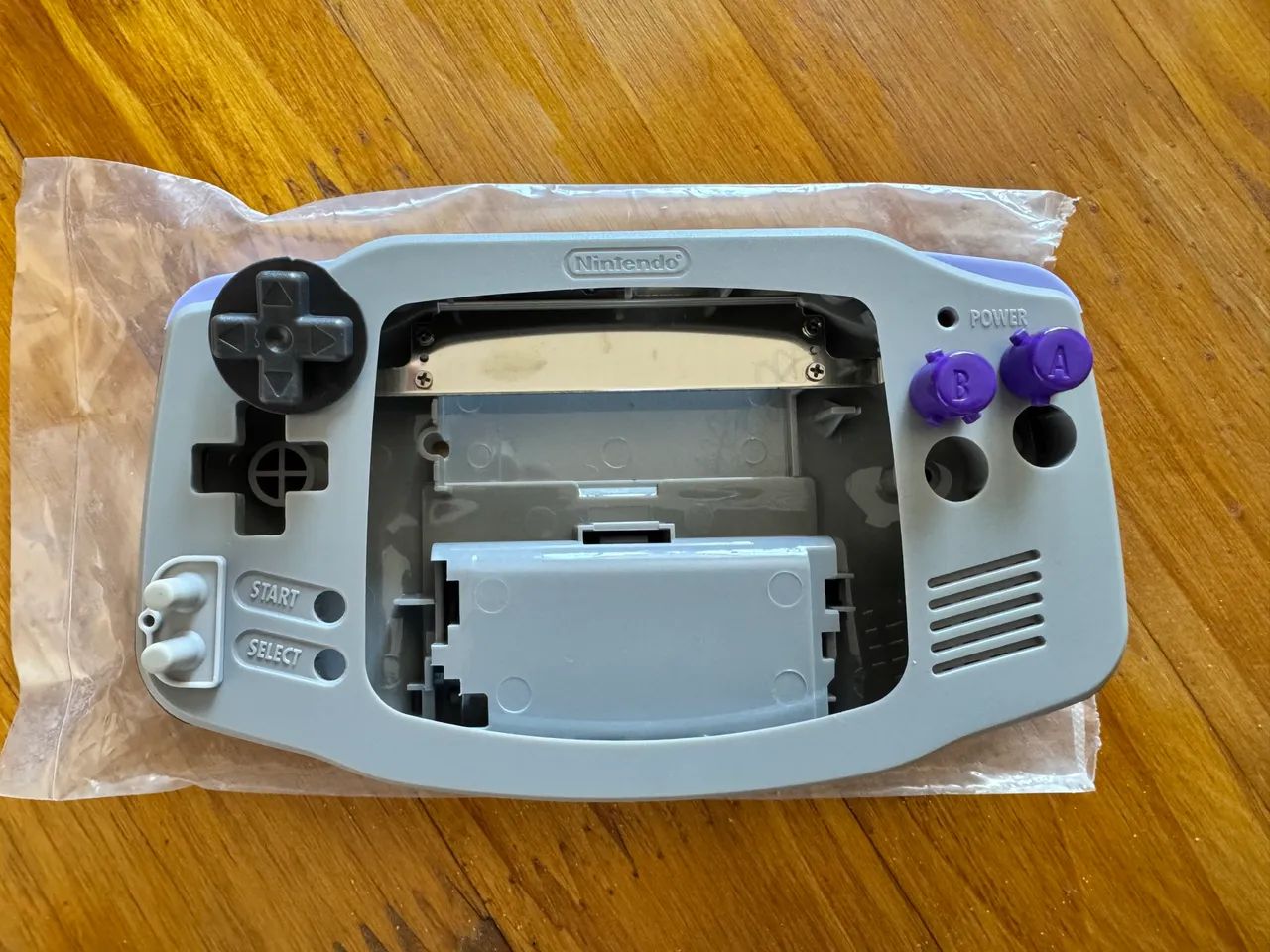 Carcaça GBA SNES Com Botões FUNNYPLAYING