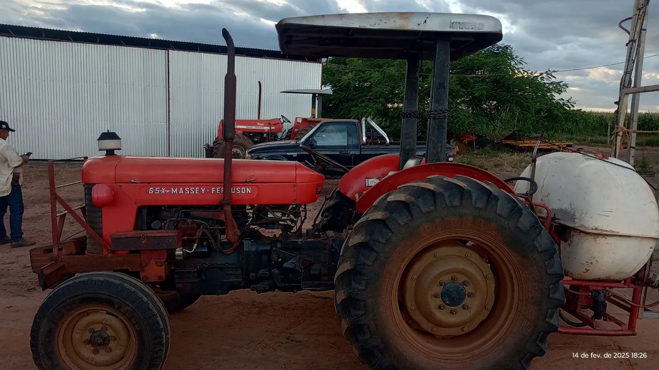 Trator 65X com direção hidráulica  massey fergusson