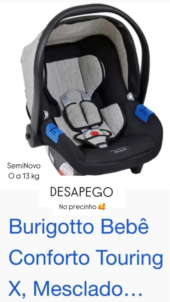 Burigotto Bebê Conforto Touring X Mesclado