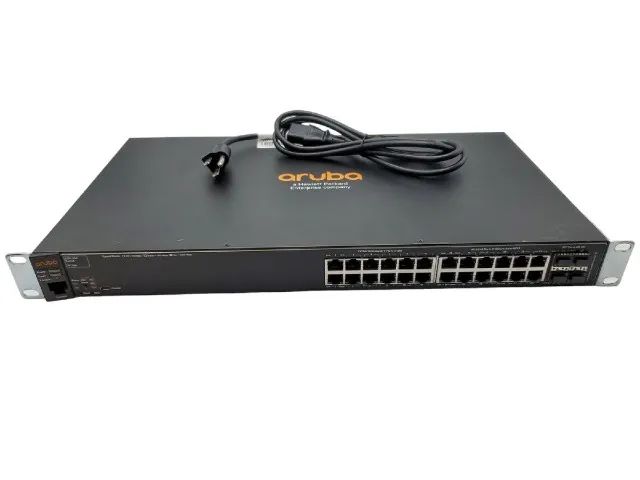 Switch HP Aruba 24P 2530-24G (J9776A) 10/100/1000 + 4 SFP L2  - Foto 3