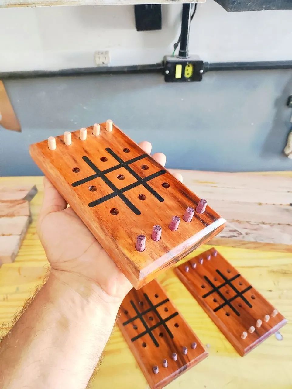 Jogo da Velha de Madeira - Divertido e Tradicional!