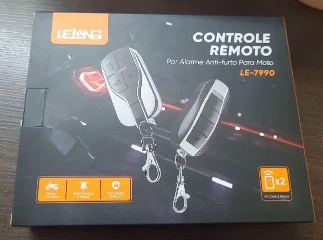 ALARME PARA MOTO COM CONTROLE 