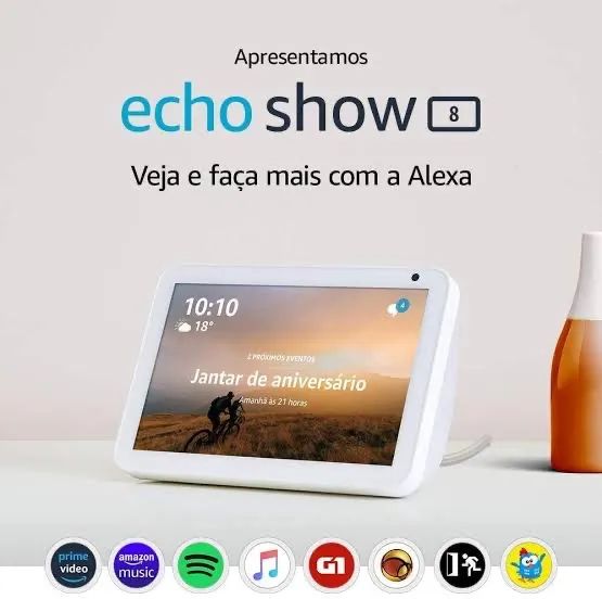 Echo Show 8 - Assistente de Voz com Tela - Foto 3