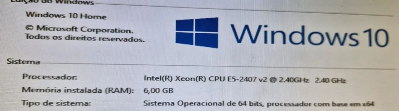 PC INTEL XEON 2.40HZ.