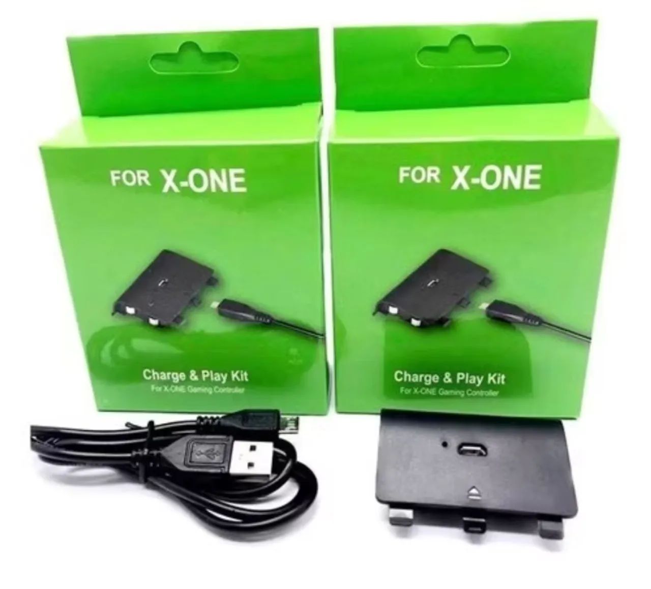 Bateria com cabo para controle Xbox one S normal e fat - Foto 4