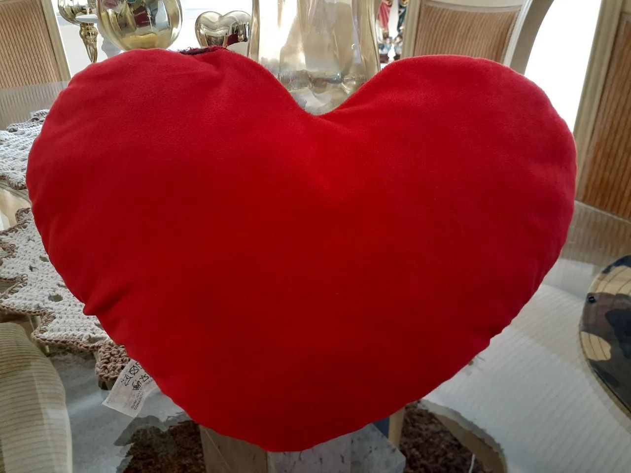 Almofada Coração Eu Te Amo - Foto 2