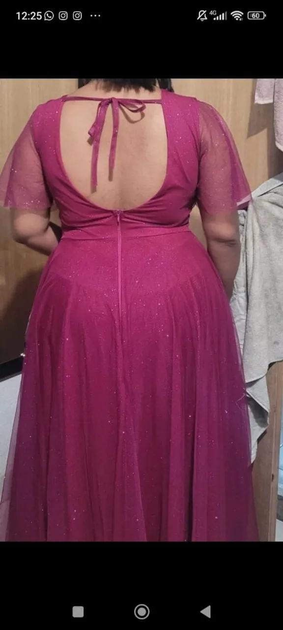 Vestido longo de festa e formatura