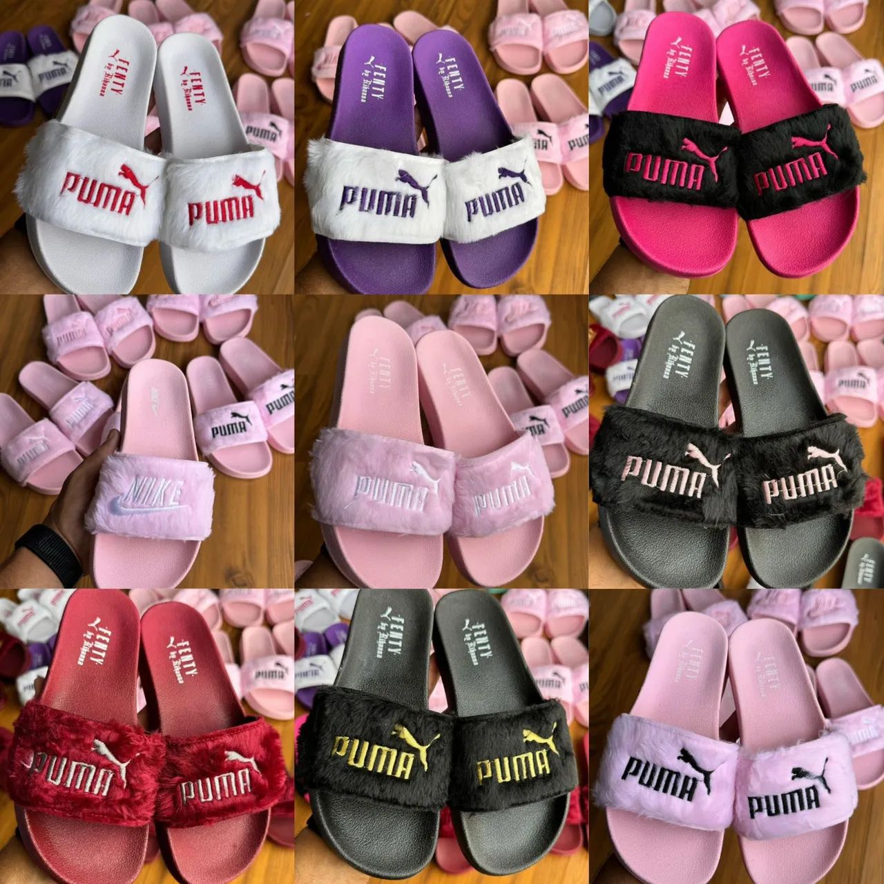 Chinelos Puma Fenty Rihanna - Diversas Cores