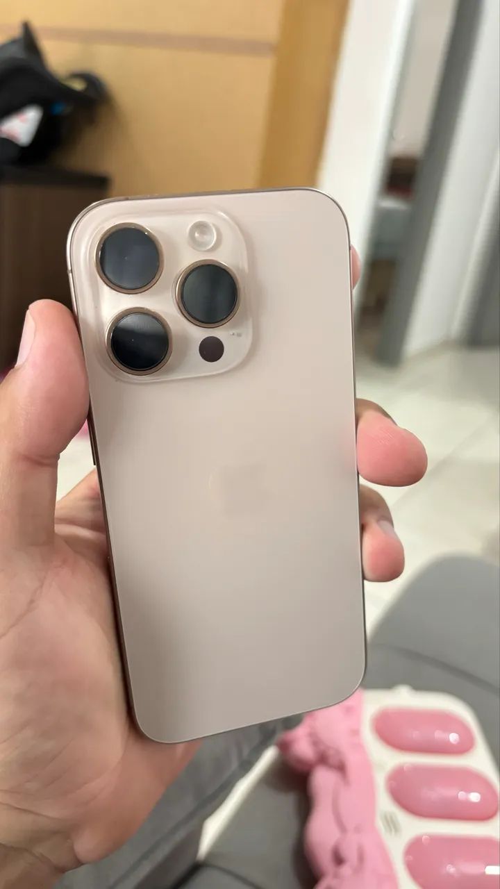 iPhone 16 Pro 256Gb cor Desert 98% saúde bateria - Foto 2