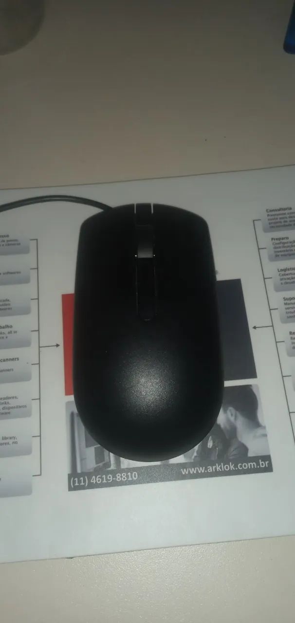 Mouse óptico Dell - MS116 (c/ mouse pad) (3 unidades disponiveis) - Foto 3