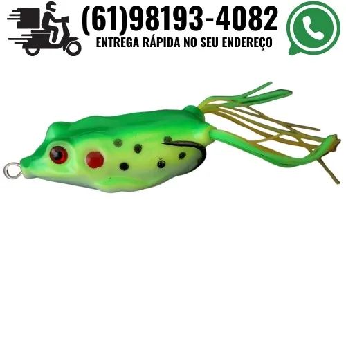 kit 5 unidades Isca artificial sapo Grande 6cm /11g (Novos) - Foto 4