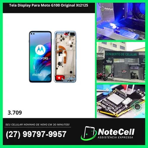 Tela Display Para Moto G100 Original Xt2125- Instalação Expressa Em 30 Minutos!