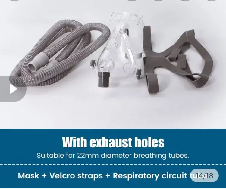 Máscara Cpap facial completa nova lacrada