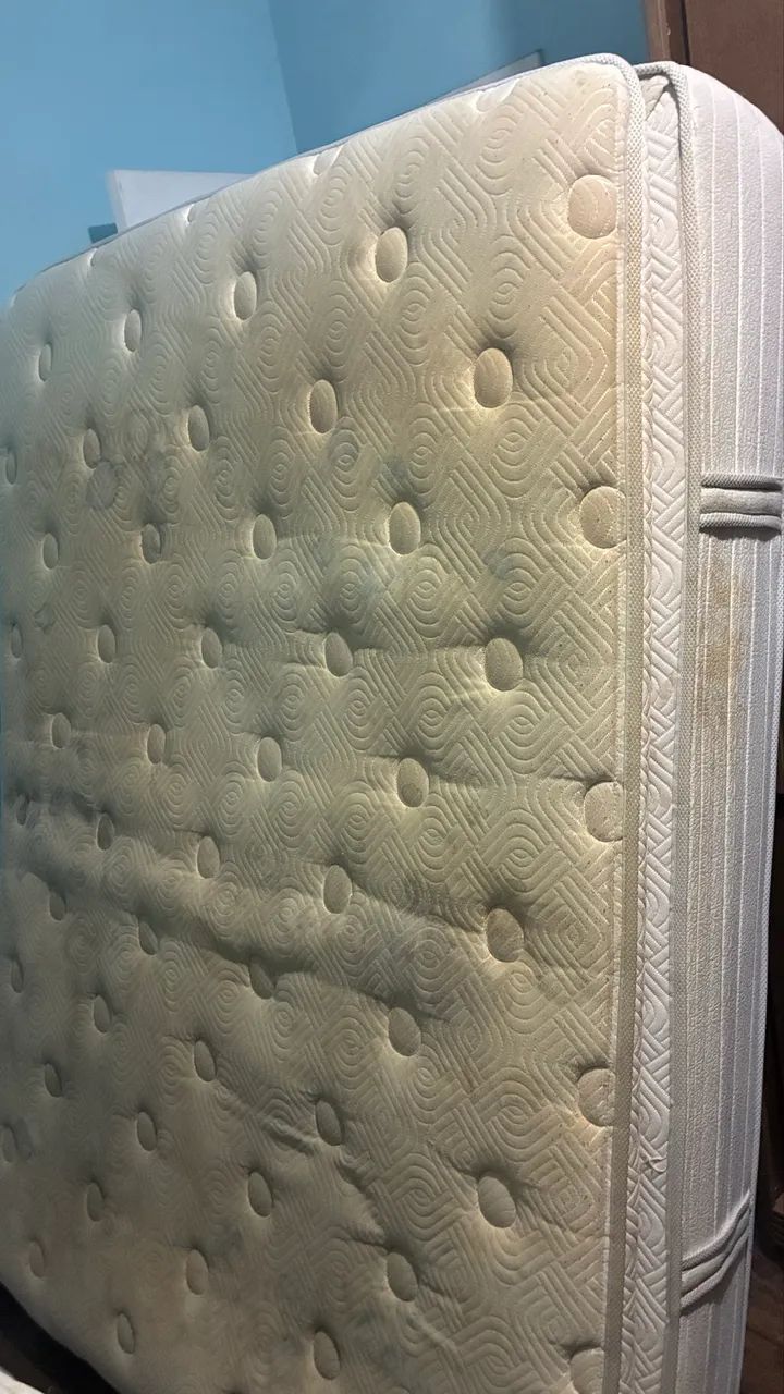 Cama Madeira Colonial com Colchão Mola Ensacada - Foto 3
