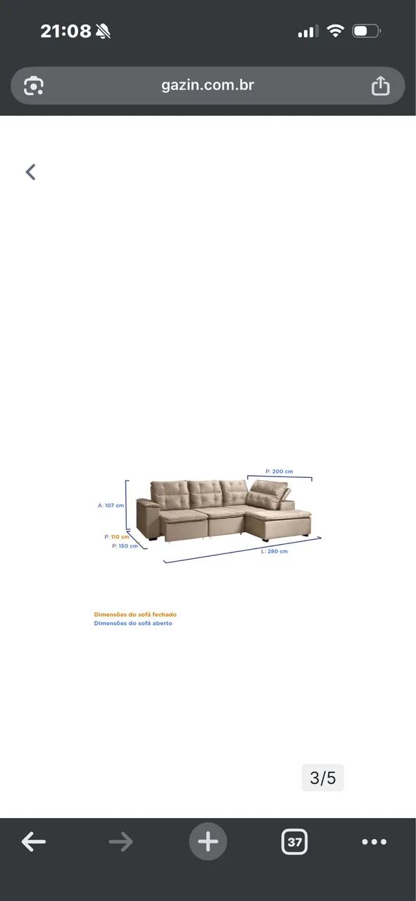 Sofá retrátil reciclável  - Foto 3