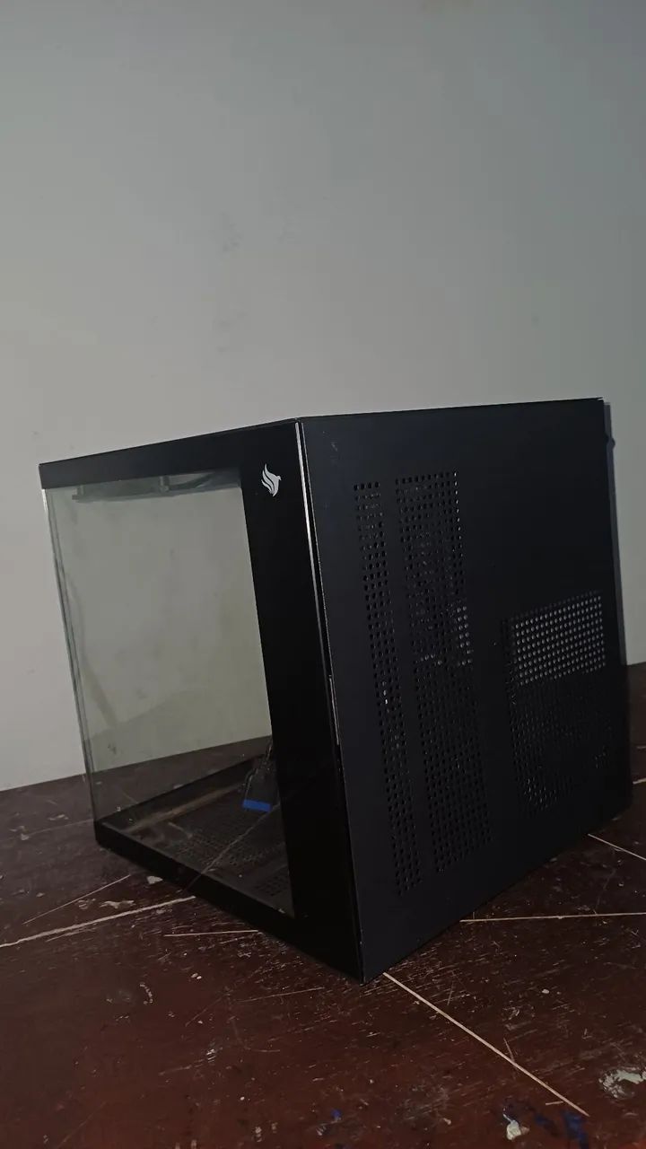 Gabinete atom mini tower com 1 fan rgb - Foto 2