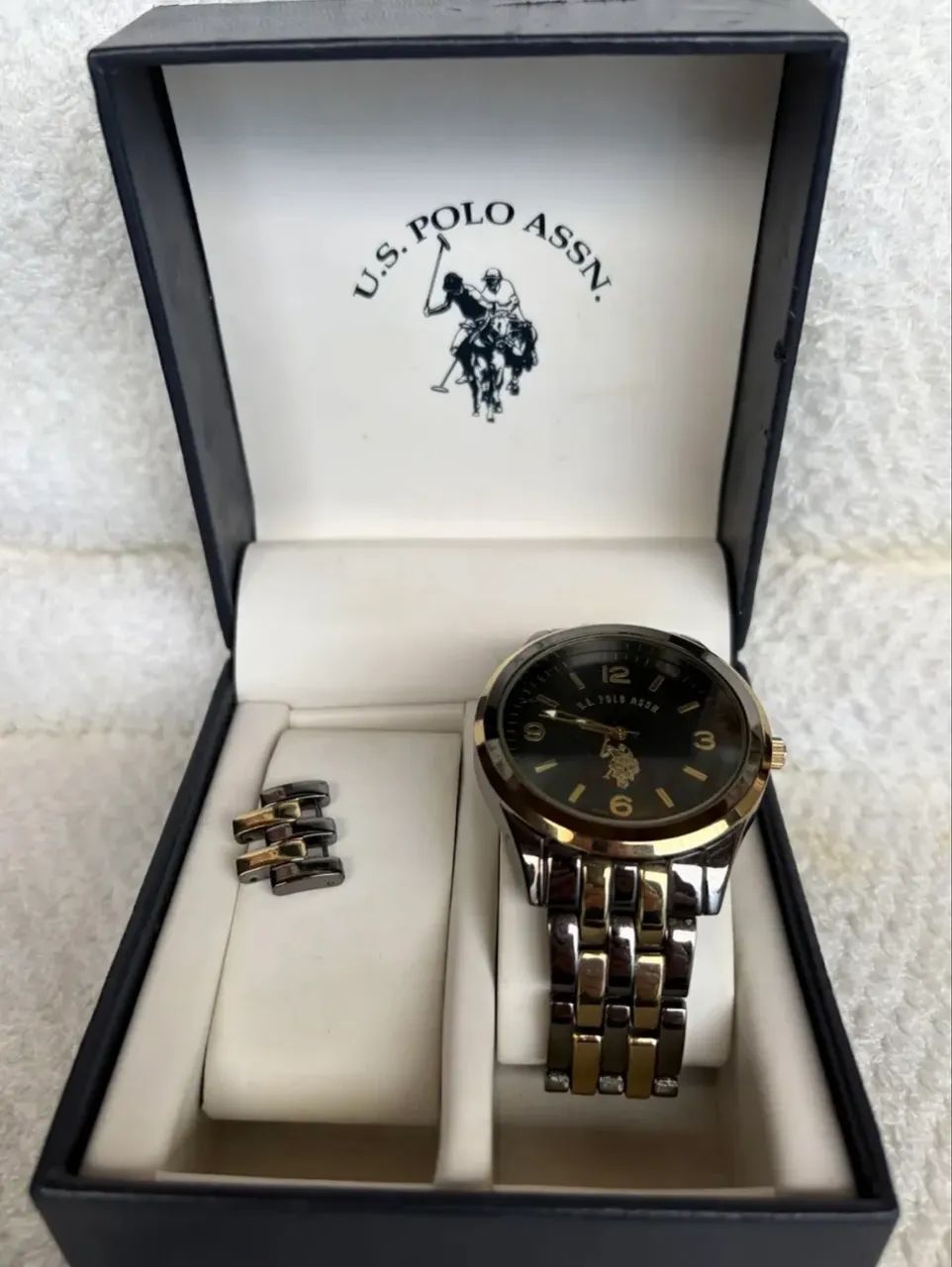 Relógio U.s. Polo Assn. Usc80466 (gold & Black)