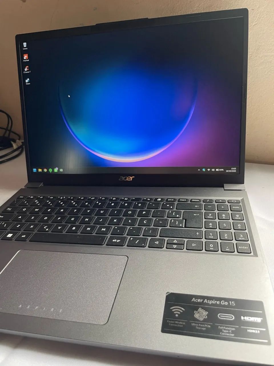 Notebook acer aspire go 15