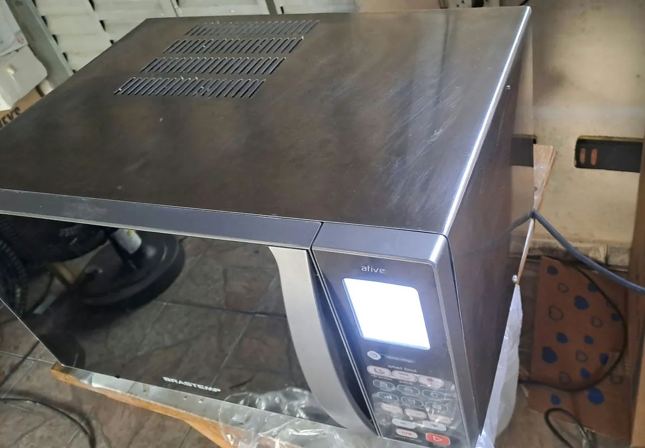 Microondas Brastemp 38l inox - Foto 4