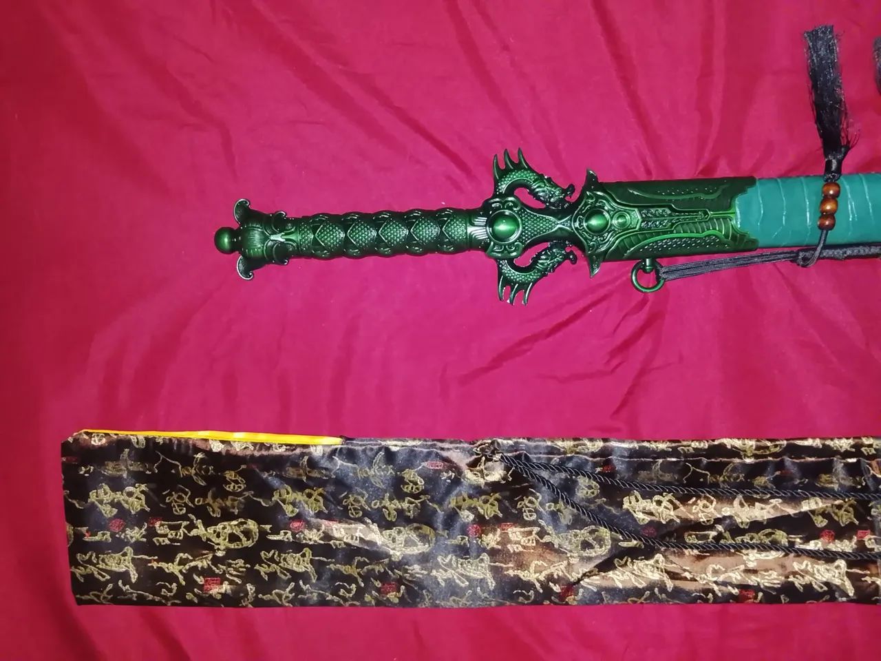 Espada Dragon Chinese Green Jian - Foto 3