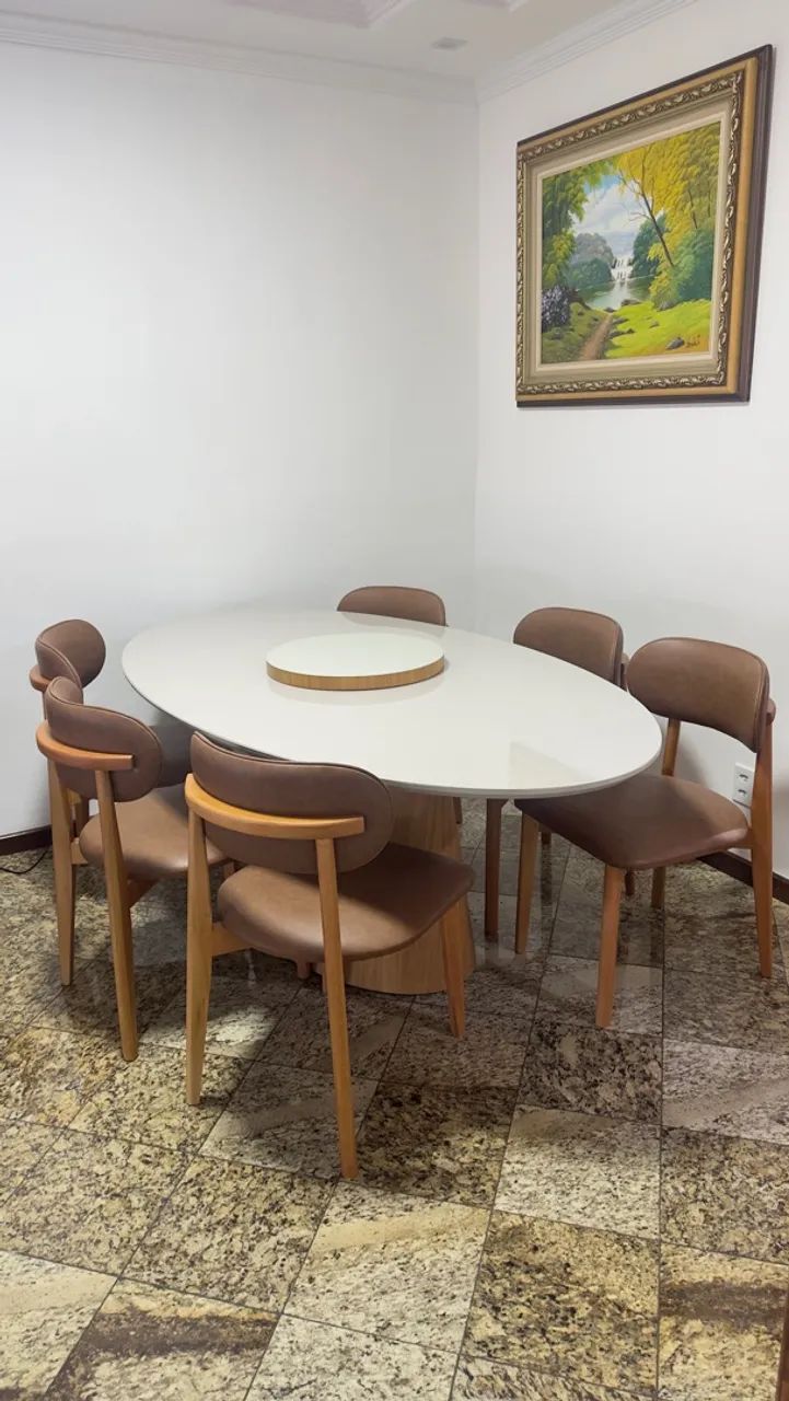 Mesa oval Laqueada  - Foto 2