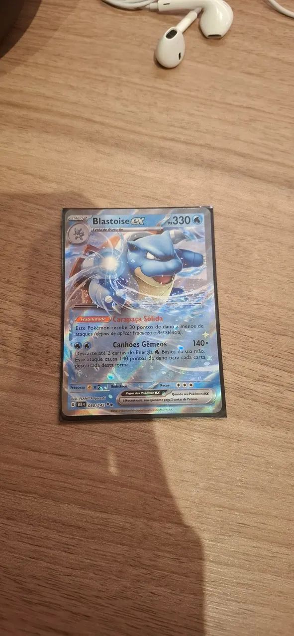 Carta Pokemon Blastoise ex