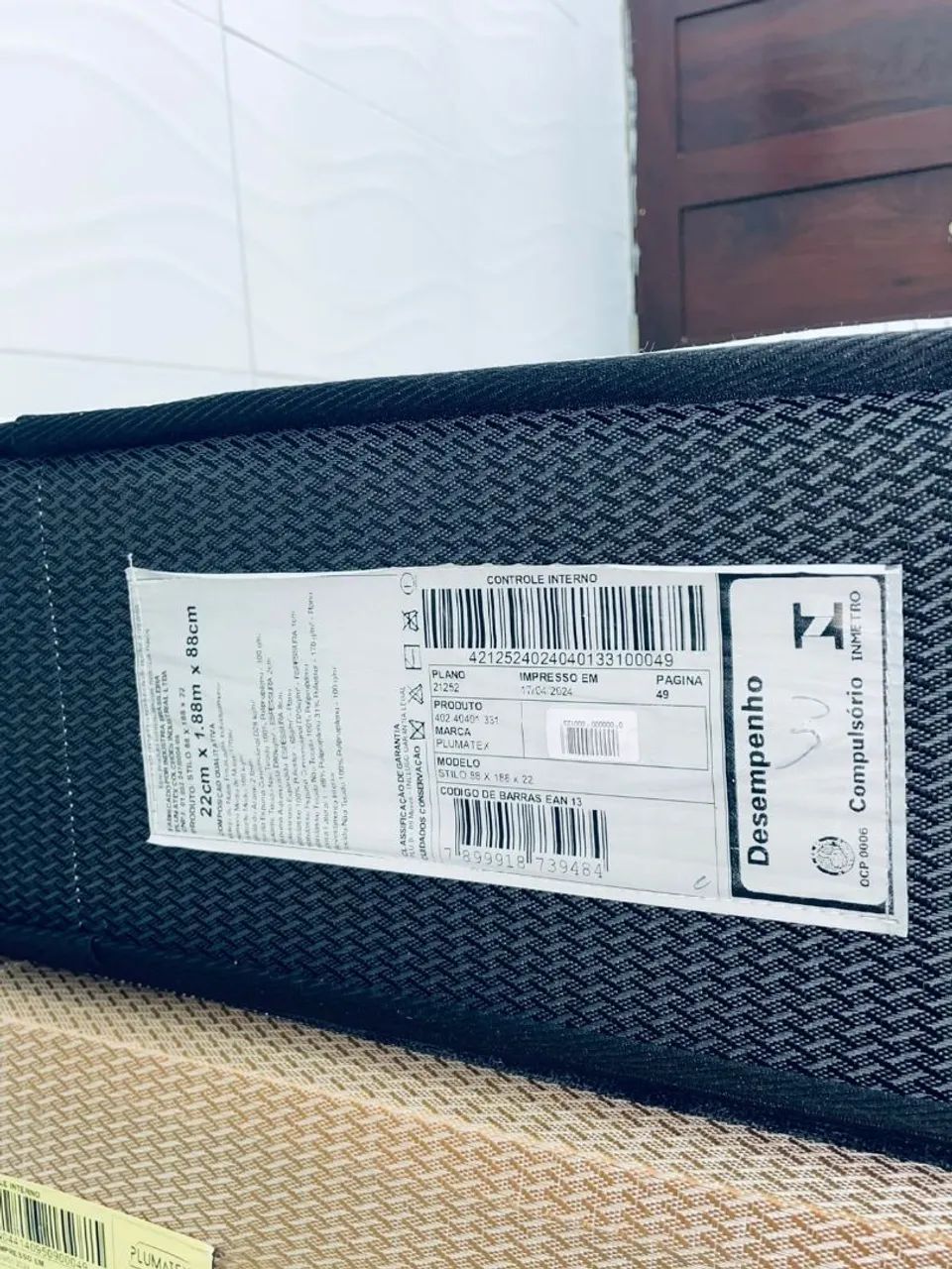 Cama box plumatex solteiro  - Foto 5