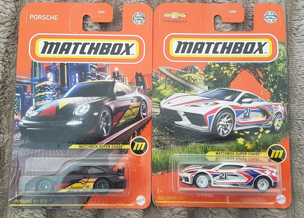 Hot wheels/Matchbox Dupla de superchase ( Super da Matchbox)