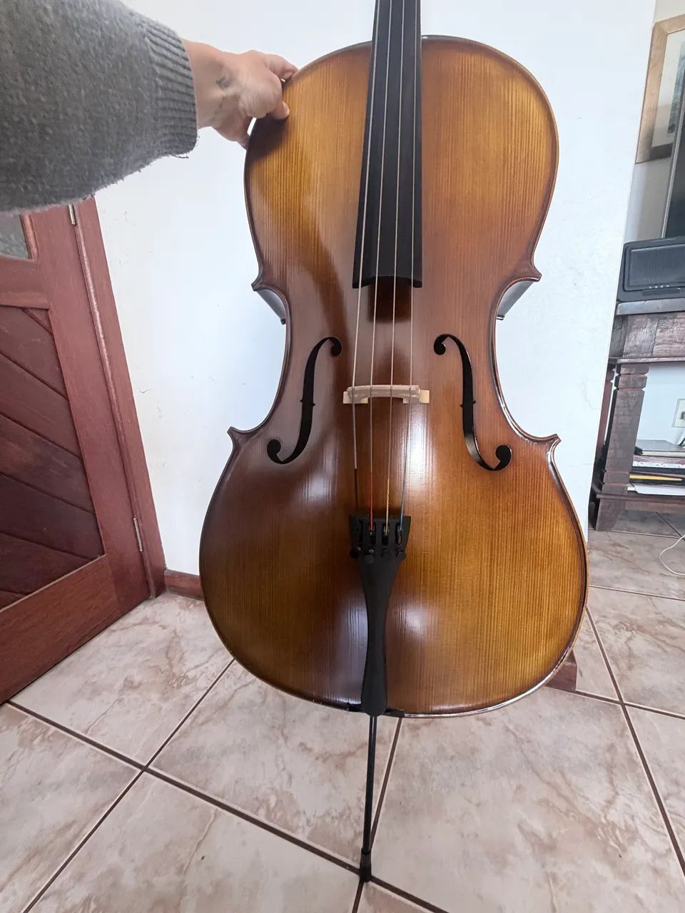 Violoncelo Semi Profissional Orquezz Strad 4/4