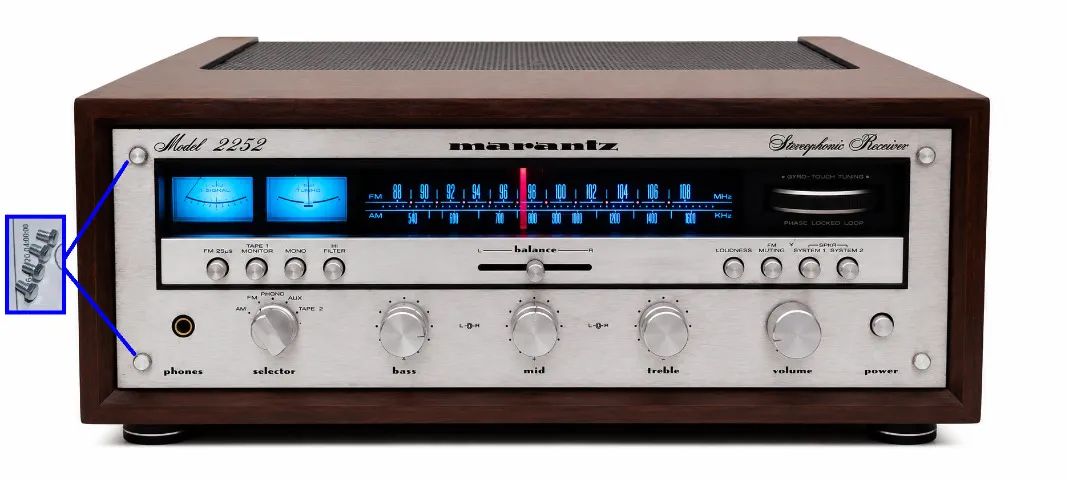 KIT PARAFUSOS FRONTAL MARANTZ ORIGINAL - Foto 4