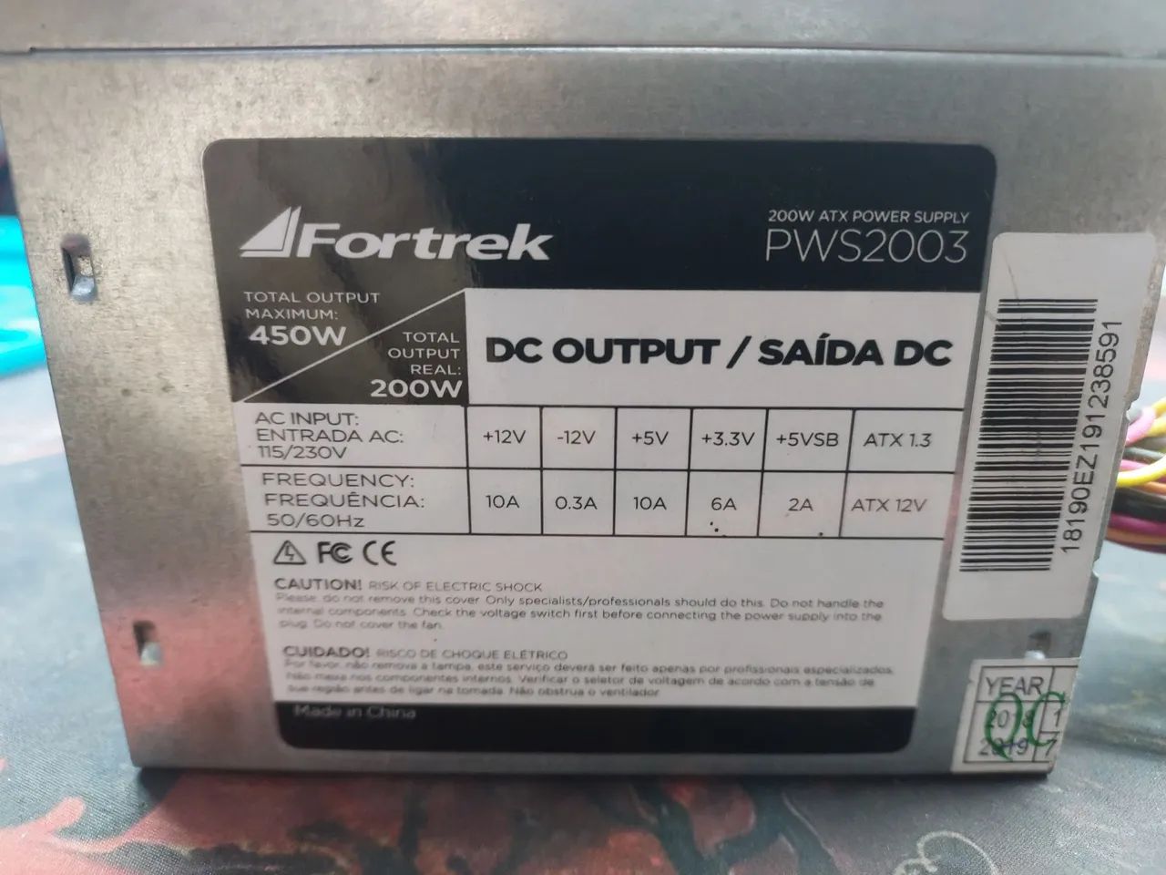 Fonte Fortrek usada, funcionando perfeitamente - Foto 4