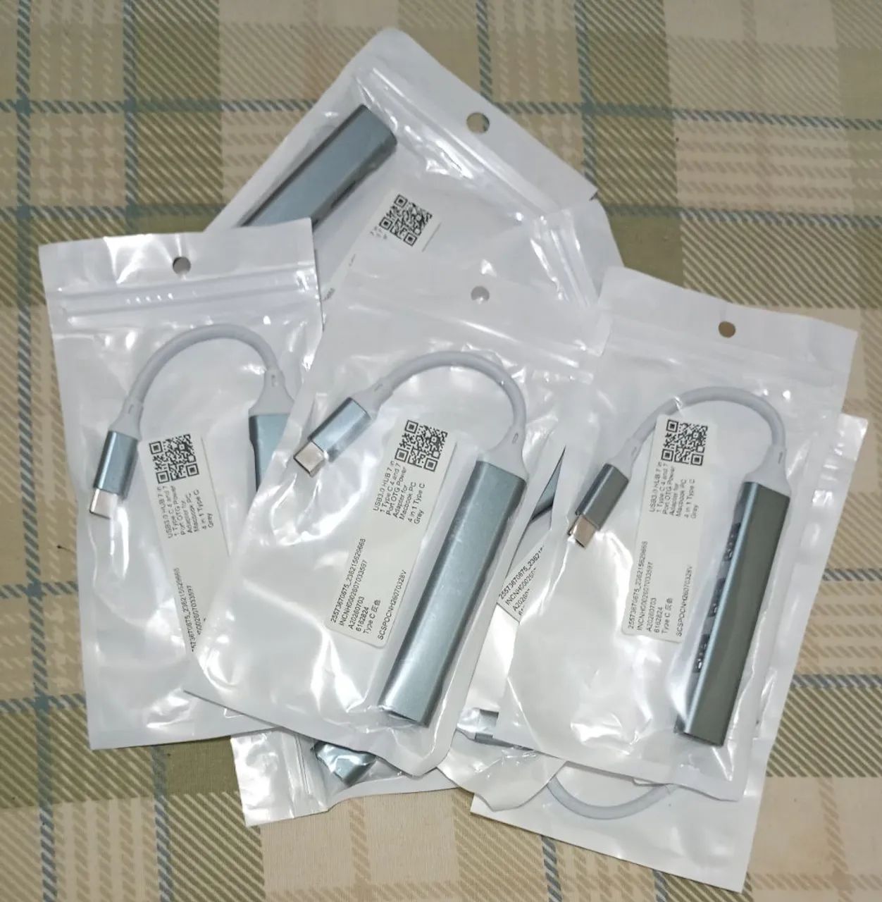 Extensor de USB HUB Conexão tipo C 4 portas 3.0 - Foto 2