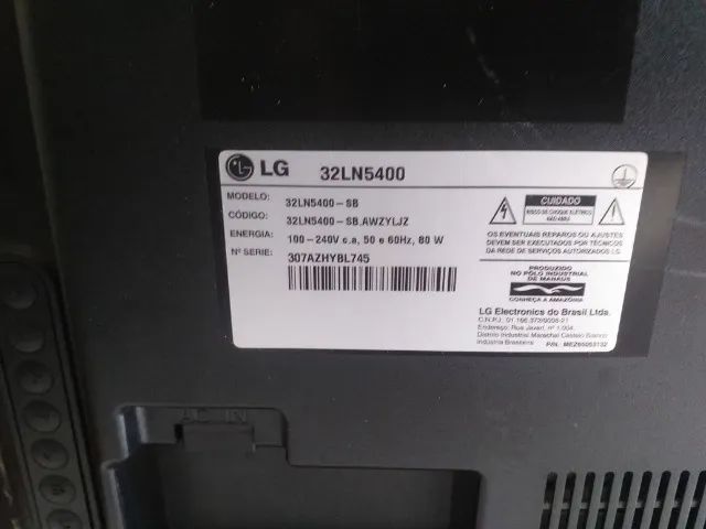 VENDO TV LED LG USADA DE 32 POLEGADAS - Foto 3