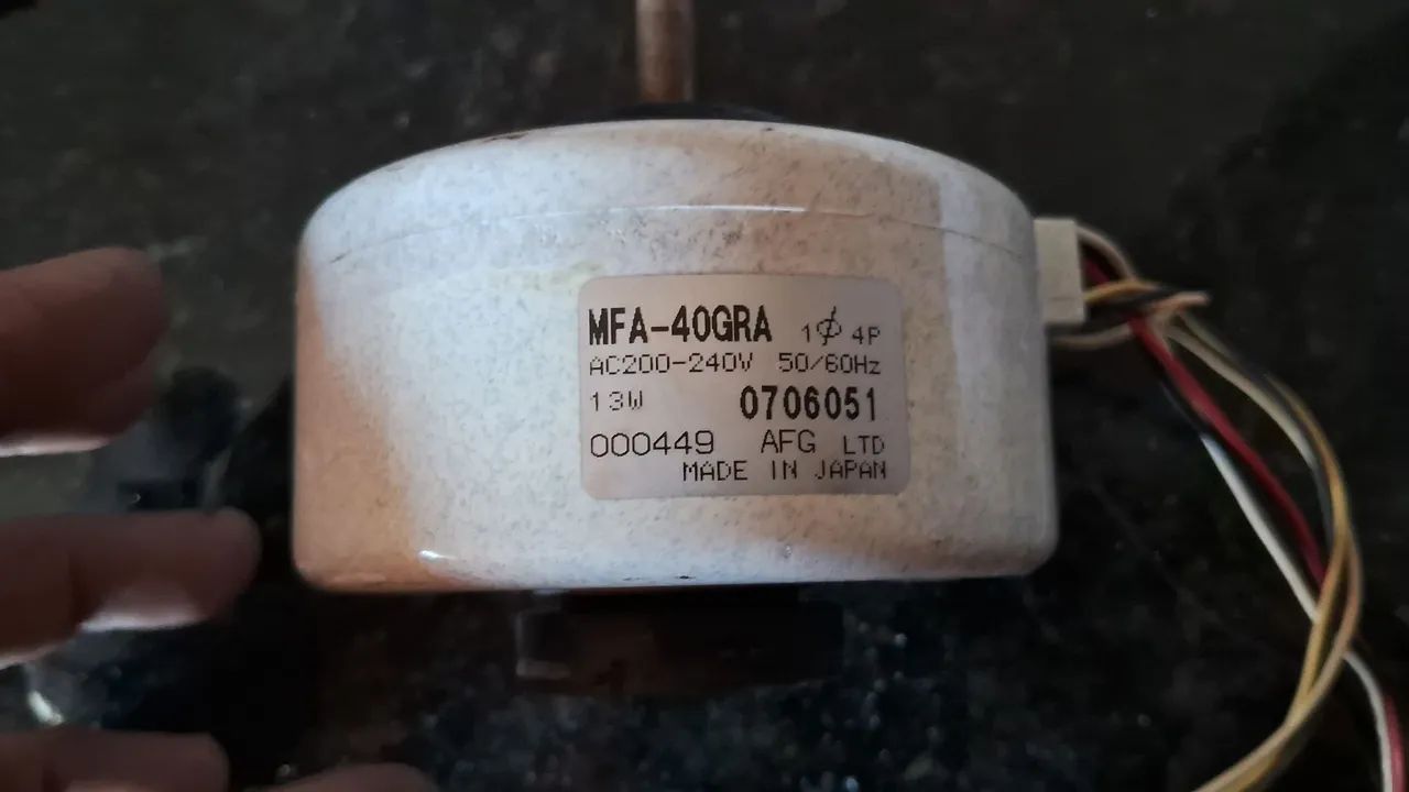 Motor evaporadora Fujitsu modelo MFA-40GRA  usado  - Foto 3
