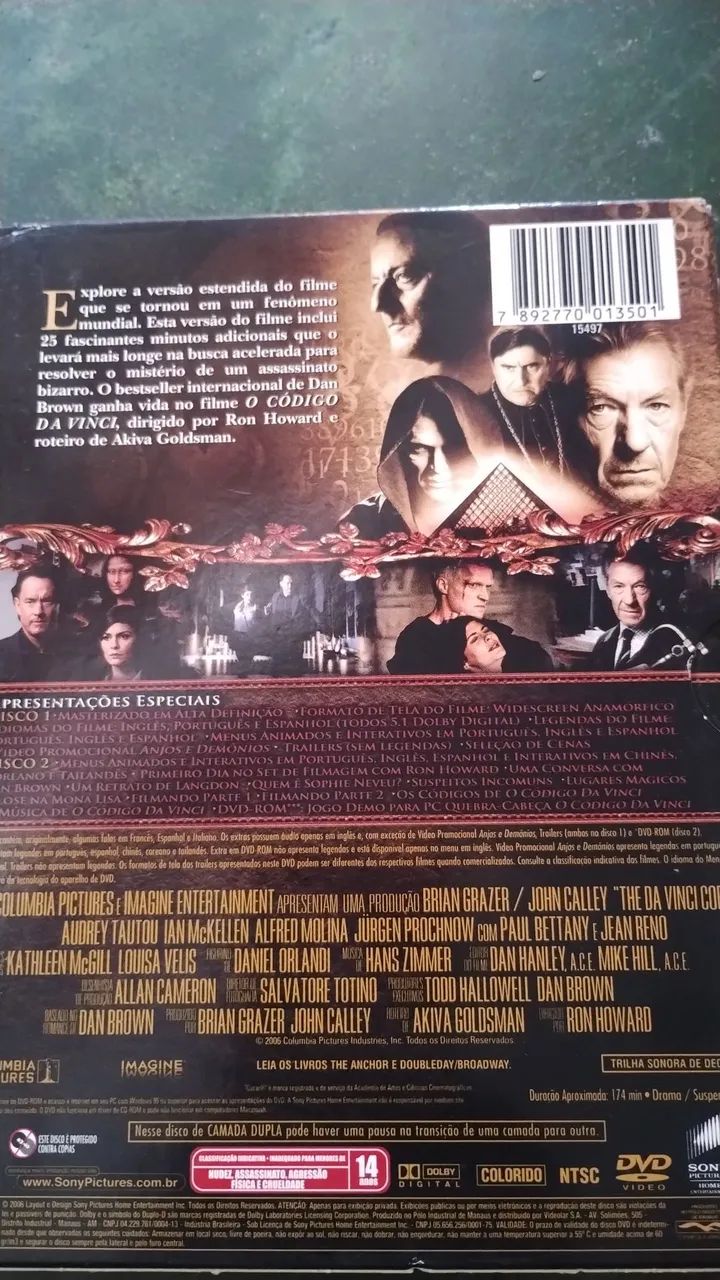 DVDs Código da Vinci  - Foto 2