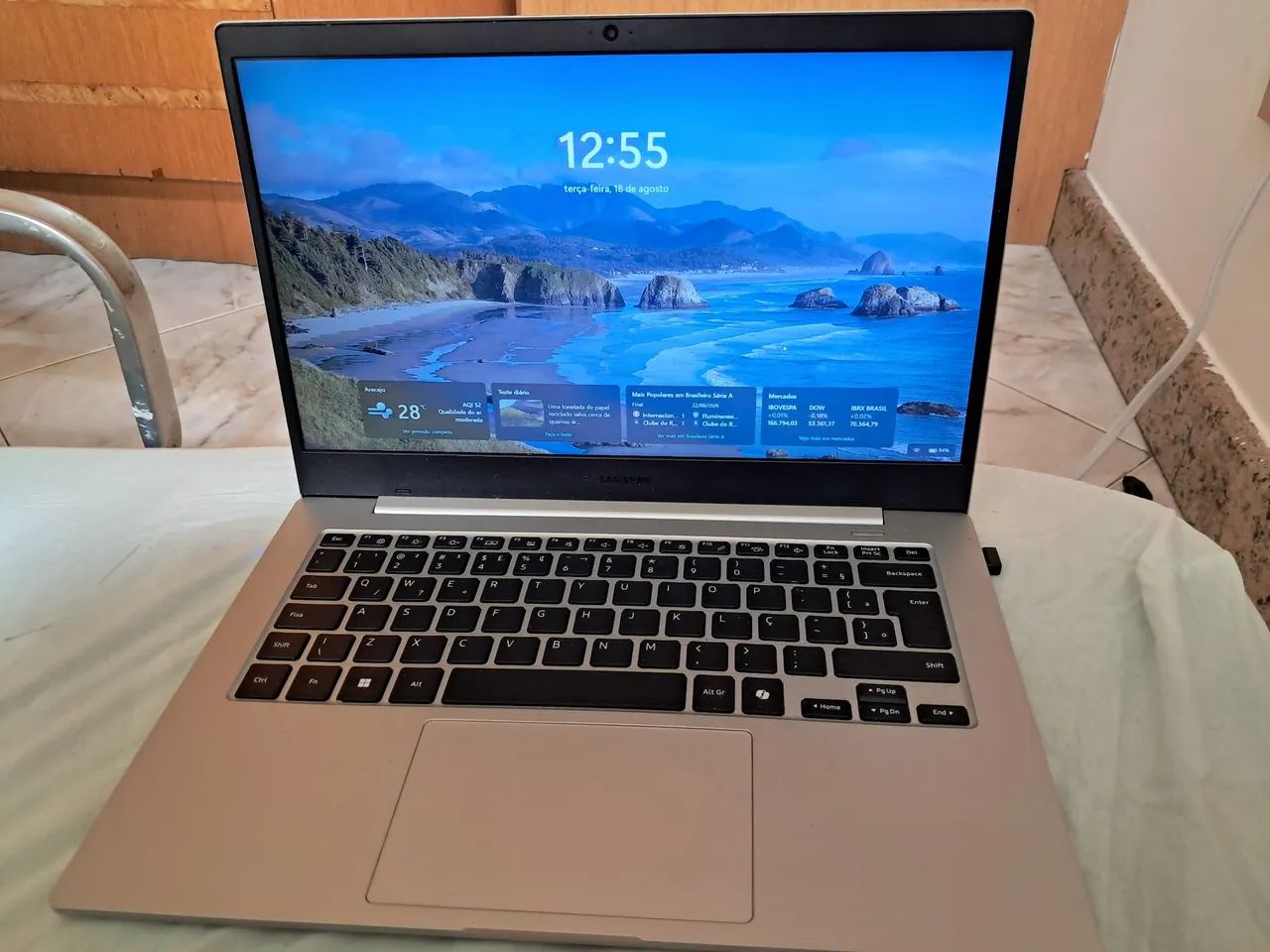 Notebook Samsung Galaxy Go troco por peças