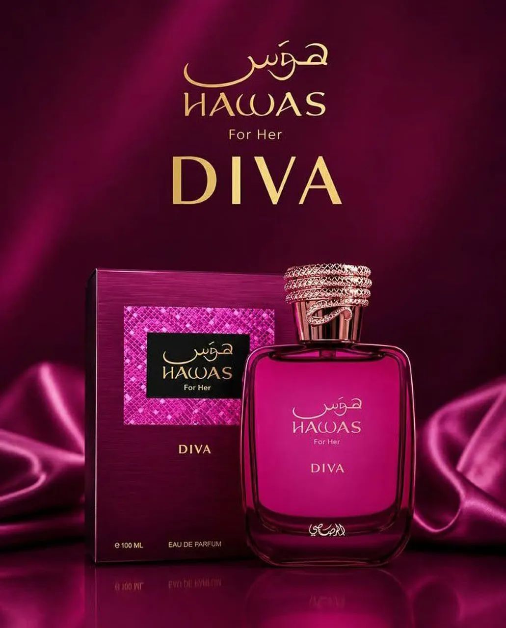 PERFUME HAWAS DIVA RASASI 100% ORIGINAL  - Foto 3