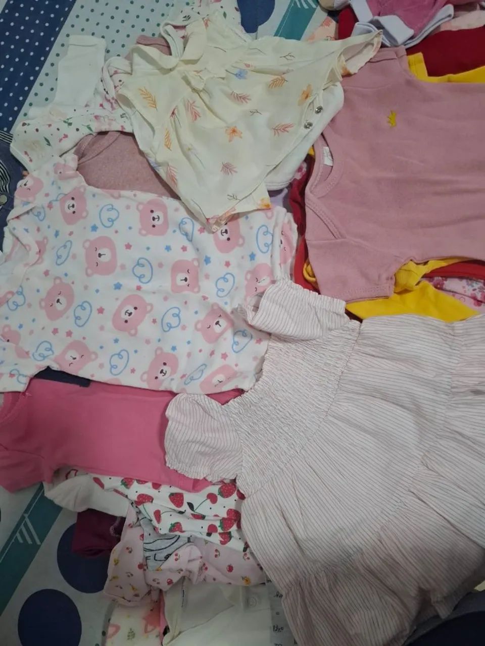 Vendo lote de roupas para menina de 0 a 6 meses - Foto 2