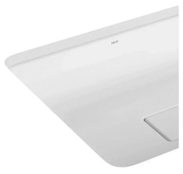 Cuba de Embutir Retangular Slim Deca 50cm Branca - Nova na Caixa - Foto 3