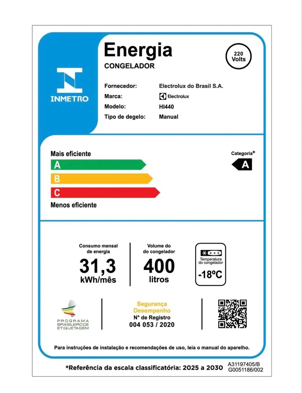 Freezer Electrolux 400L 127V - Foto 5