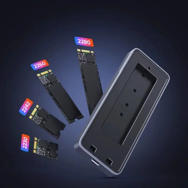 Case SSD M.2 NVMe SATA CM777 Ugreen 20 Gbps USB 3.2 - Foto 4