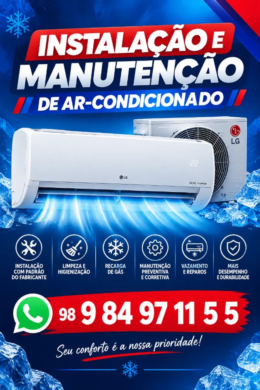 Instalação de ar condicionado chama ?