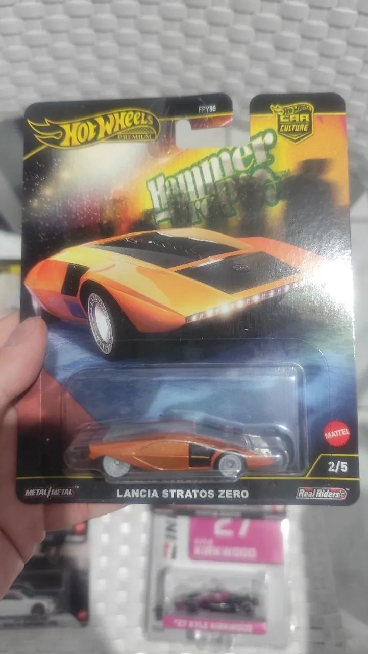 Hotwheels premium Lancia Stratus Zero e outros no blister - Foto 2