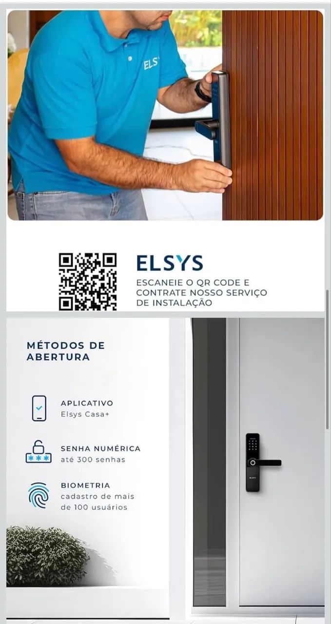 Fechadura digital wi-do de embutir ELSYS  - Foto 2