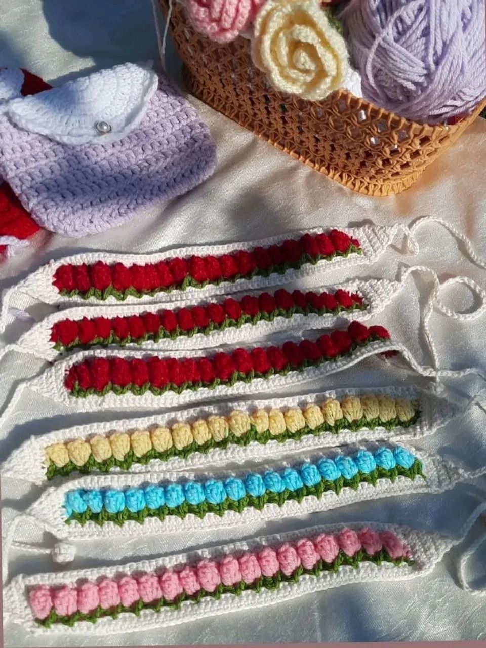 Tiara de crochê  - Foto 3