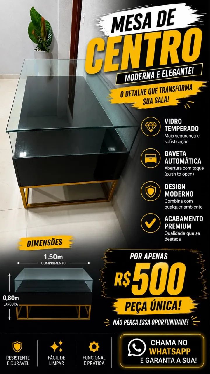 Mesa para loja! Com gavetas!  - Foto 4