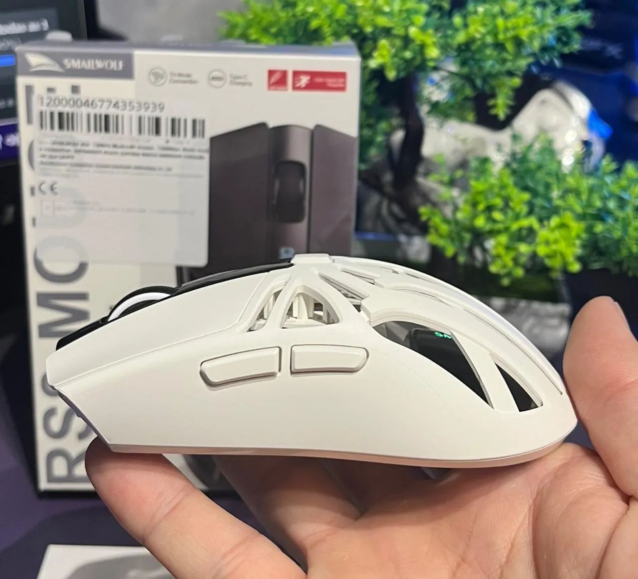 MOUSE GAMER SMAILWOLF RS8 BRANCO - Foto 3