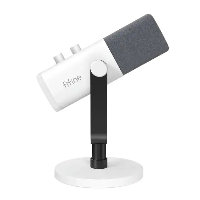 Microfone Fifine AM8 Branco | RGB | USB e XLR | Dinâmico -Entrega Grátis- - Foto 5